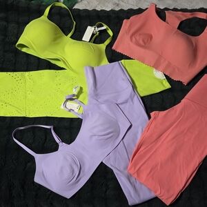 Aerie Colorful Women's Bra Collection - Lime, Coral, Lavender